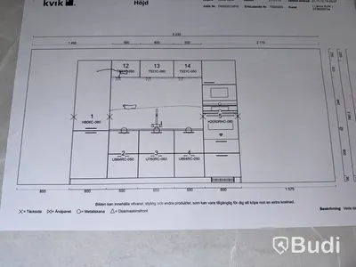 Kök, Kvik Veda Dark Oak, ord. pris. ca 60.000 kr.