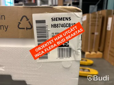 Ugn, Siemens HB874GCB1S ny i kartong ord. pris. ca 14.000 kr.