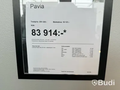 Kök, Kvik Pavia ord. pris. ca 120.000 kr.