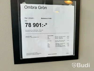 Kök, Kvik Ombra Grön ord. pris. ca 113.000 kr.