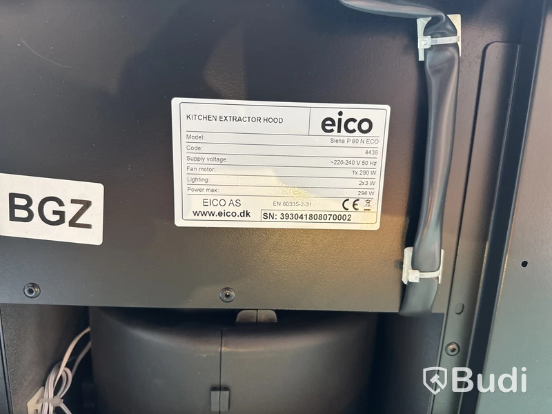 Köksfläkt, Eico Siena P 60 N ECO ord. pris. ca 9.995 kr.