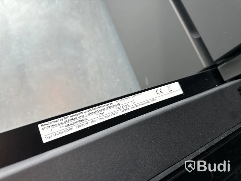 Mikrovågsugn, Siemens CM485AGB0B ord. pris. ca 12.345 kr.