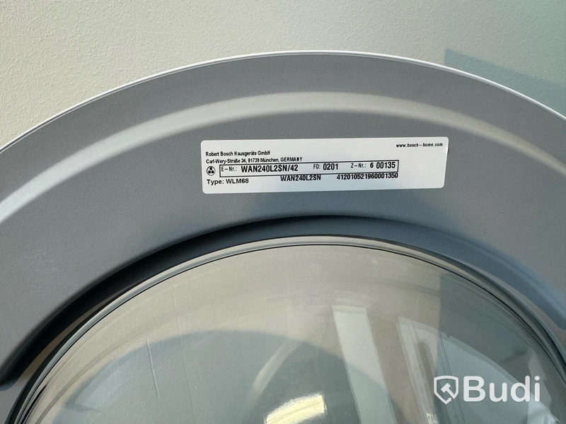 Tvättmaskin, Bosch WAN240L2SN ord. pris. ca 9.299 kr.