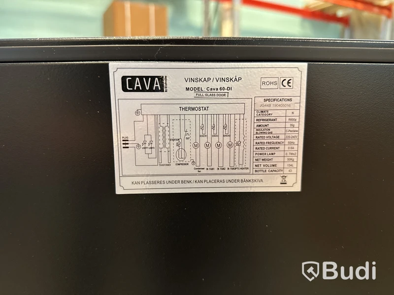 Vinkyl, Cava 60 DI utan kartong ord. pris. ca 14.990 kr