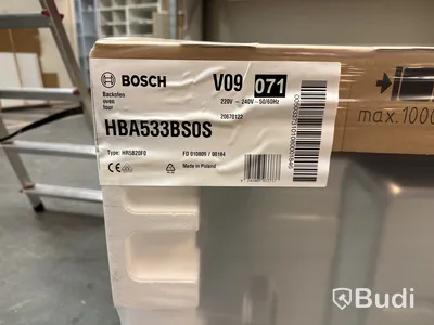 Ugn, Bosch HBA533BS0S ny i kartong ord. pris. ca 7.195 kr