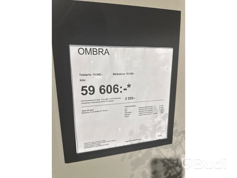 Kök, Kvik Ombra grön ord. pris. ca 85.000 kr.