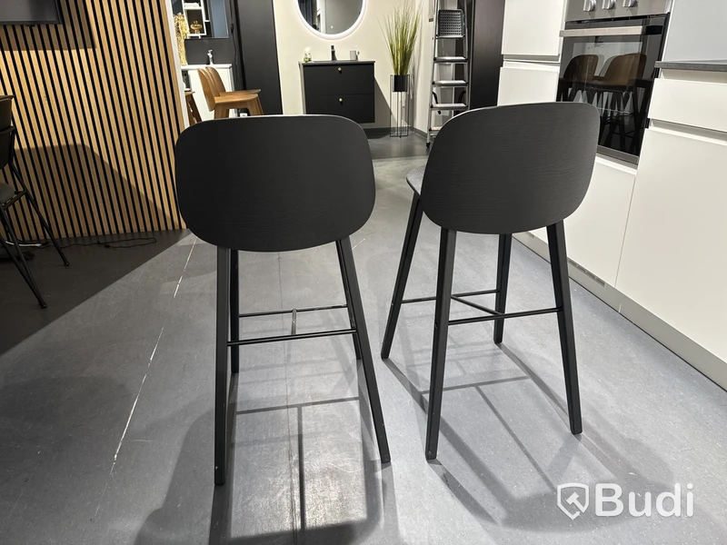 (2st) barstolar, svart