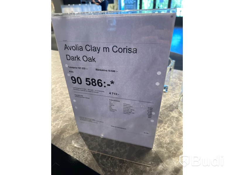 Kök, Kvik Corisa DO ord. pris. ca 40.000 kr.