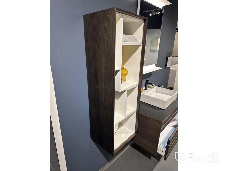 Badrumsinredning med spegel, Kvik Cima Dark Oak ord. pris. ca 25.000 kr.
