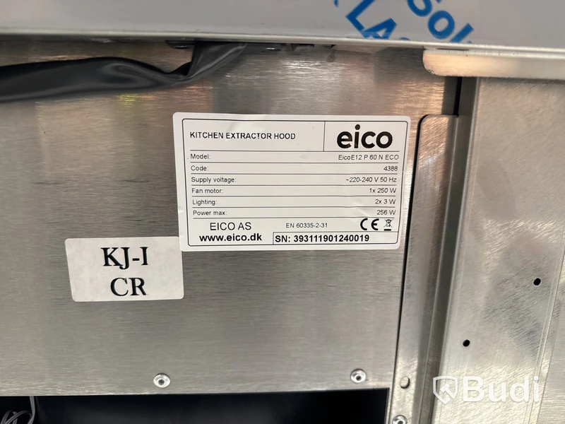 Köksfläkt, Eico E12 P 60 N ECO ord. pris. ca 13.495 kr.