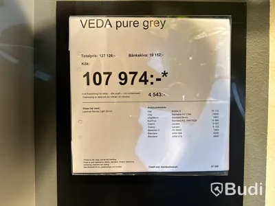 Kök, Kvik Veda Pure Grey inklusive Köksö