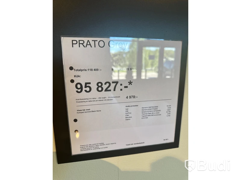Kök, Kvik Prato Grey ord. pris. ca 130.000 kr.