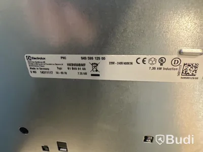 Induktionshäll, Electrolux HKB650BMF ord. pris. 9.000 kr.