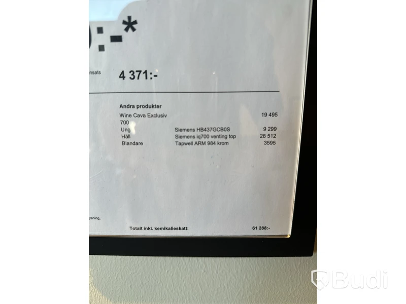 Vinkyl, WineCave WCD60FGBP-700 ord. pris. ca 19.995 kr.