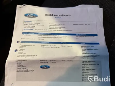 Ford Transit Custom 2.0 TDCi  | Manuell | 12690 mil | 2017