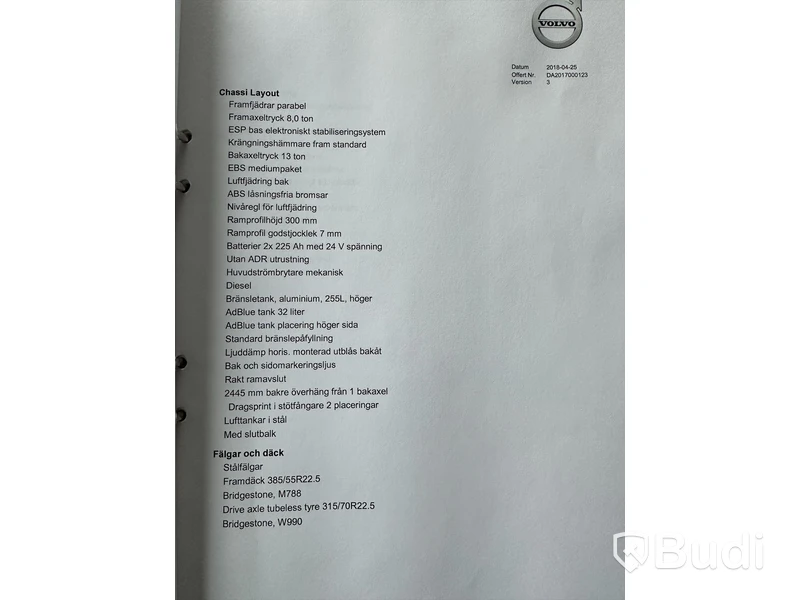 Lastbil Volvo FE 280 4x2 | 2018 | Skåp VAK med öppningsbarsida | Endast 7700 Mil