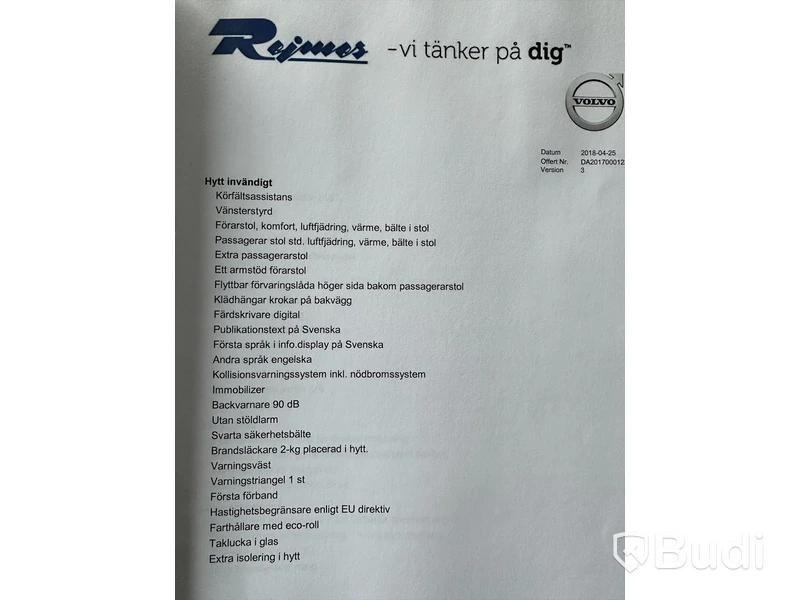 Lastbil Volvo FE 280 4x2 | 2018 | Skåp VAK med öppningsbarsida | Endast 7700 Mil
