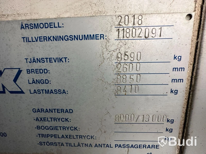 Lastbil Volvo FE 280 4x2 | 2018 | Skåp VAK med öppningsbarsida | Endast 7700 Mil
