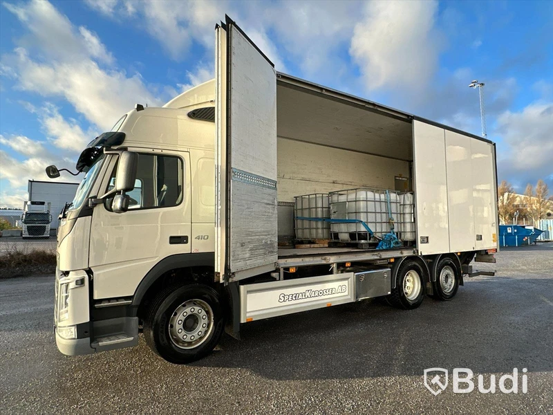 Lastbil Volvo FM 410 6x2 | SKAB | Öppningsbar sida |