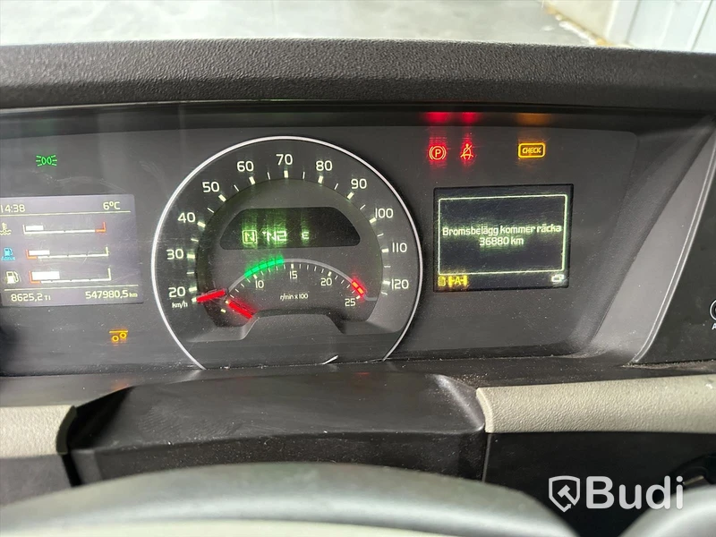 Lastbil Volvo FH500 6x2 | Groth | Öppningsbar sida | 2015 Euro 6