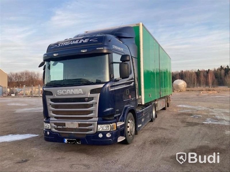 Dragbil Scania R450- 2013 med Semitrailer Limetec- 2006 - EXPORT