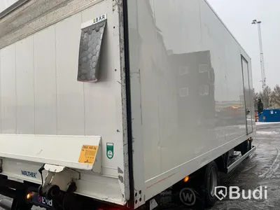 Lastbil Mitsubishi Fuso Canter 7C15 | 2014 | Walther skåp med bakgavelslyft.