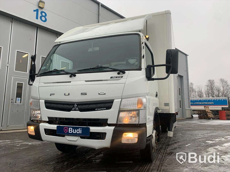 Lastbil Mitsubishi Fuso Canter 7C15 | 2014 | Walther skåp med bakgavelslyft.