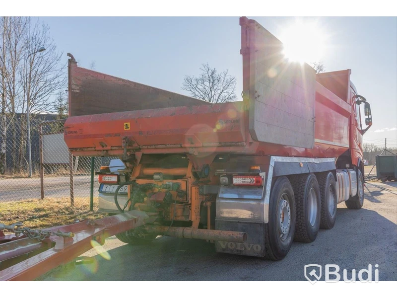 Dumperbil Volvo Fh16 8x4 540-2018 | Fassi | Släp Nor Slep SL-32TT - 2022