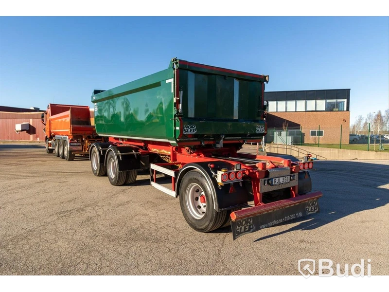 Dumperbil Volvo Fh16 8x4 540-2018 | Fassi | Släp Nor Slep SL-32TT - 2022