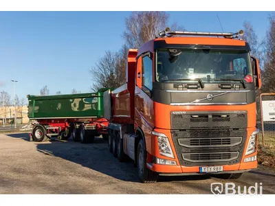 Dumperbil Volvo Fh16 8x4 540-2018 | Fassi | Släp Nor Slep SL-32TT - 2022