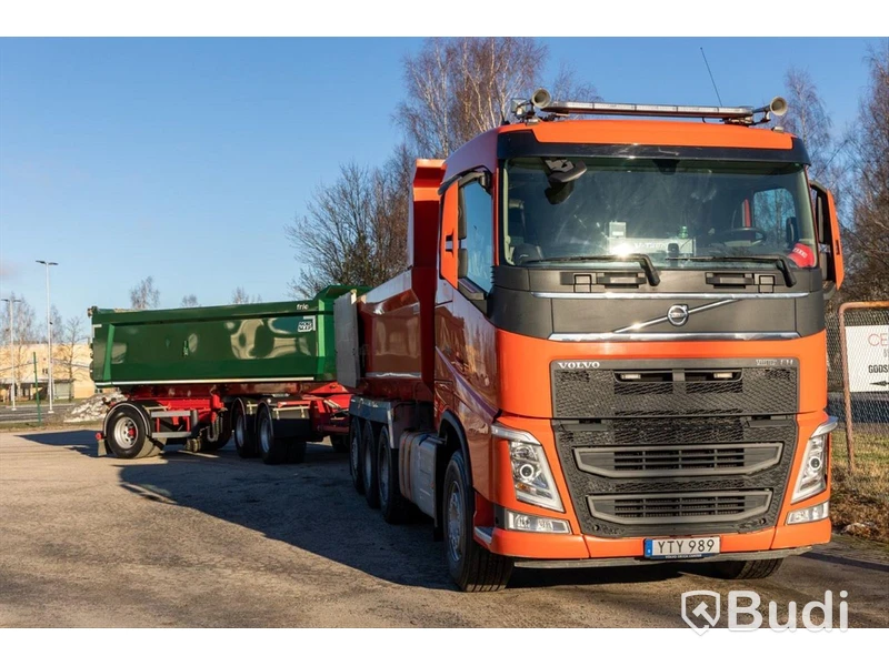 Dumperbil Volvo Fh16 8x4 540-2018 | Fassi | Släp Nor Slep SL-32TT - 2022