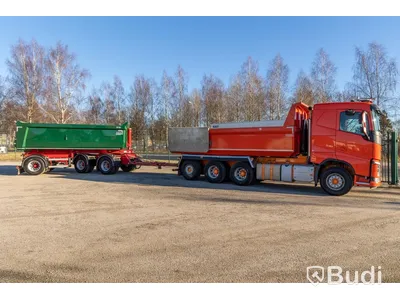 Dumperbil Volvo Fh16 8x4 540-2018 | Fassi | Släp Nor Slep SL-32TT - 2022