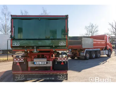 Dumperbil Volvo Fh16 8x4 540-2018 | Fassi | Släp Nor Slep SL-32TT - 2022