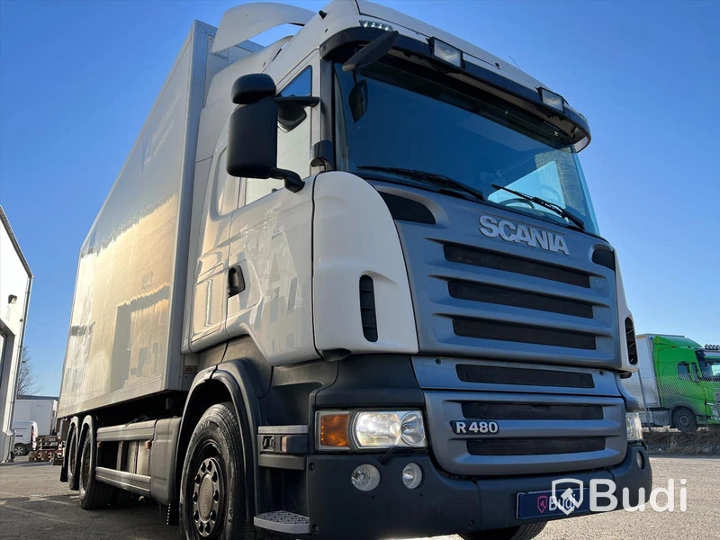 Lastbil Scania R480 6x2-2009 | PLS | Öppningsbar sida | VBG | Z-lyft LÅGA MIL
