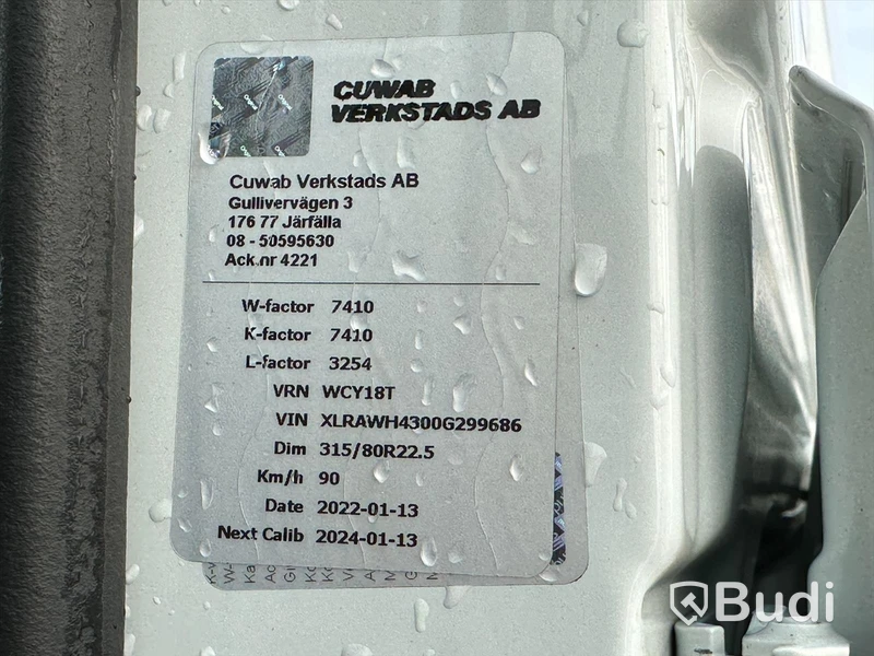Lastväxlare DAF XF 530 FAW 8x4-2019, Exclusive-line, Joab -