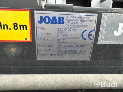 Lastväxlare DAF CF 510 FAN 6x2 -2017 | Joab växlare | Endast 105000km | VBG