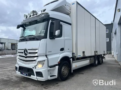 Lastbil Mercedes-Benz Actros 2551, 2014 - med Skabskåp - öppningsbar sida och baklyft