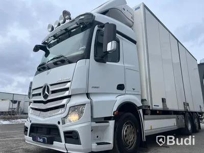 Lastbil Mercedes-Benz Actros 2551, 2014 - med Skabskåp - öppningsbar sida och baklyft