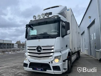 Lastbil Mercedes-Benz Actros 2551, 2014 - med Skabskåp - öppningsbar sida och baklyft