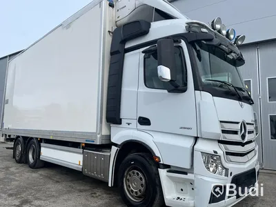 Lastbil Mercedes-Benz Actros 2551, 2014 - med Skabskåp - öppningsbar sida och baklyft