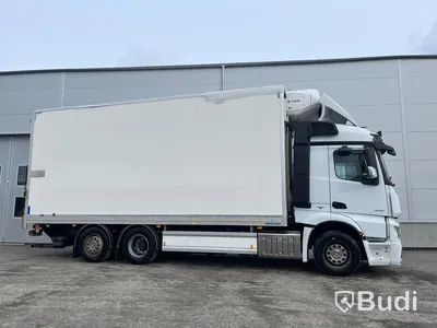 Lastbil Mercedes-Benz Actros 2551, 2014 - med Skabskåp - öppningsbar sida och baklyft