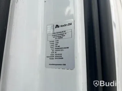 Lastbil Mercedes-Benz Actros 2551, 2014 - med Skabskåp - öppningsbar sida och baklyft