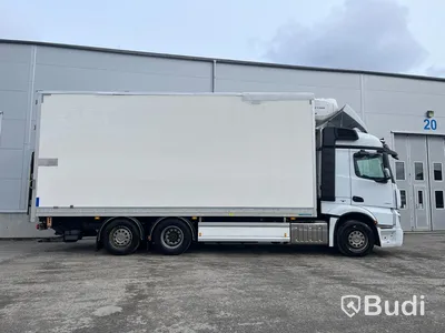 Lastbil Mercedes-Benz Actros 2551, 2014 - med Skabskåp - öppningsbar sida och baklyft