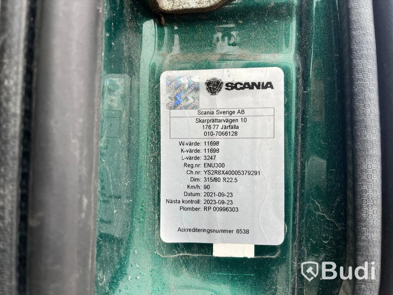 Lastbil SCANIA R580 8x4 dumper -2015