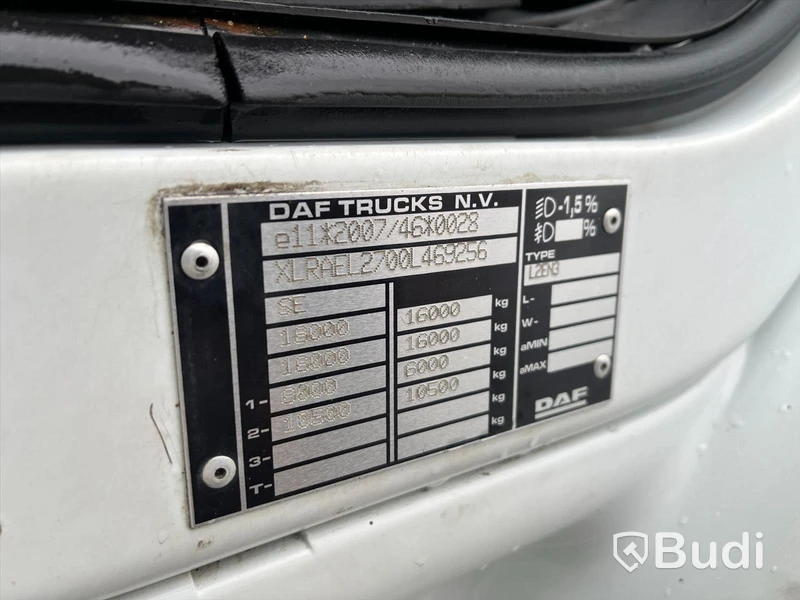 Lastbil DAF LF260I 4x2 | Salaskåp Höj & sänk |