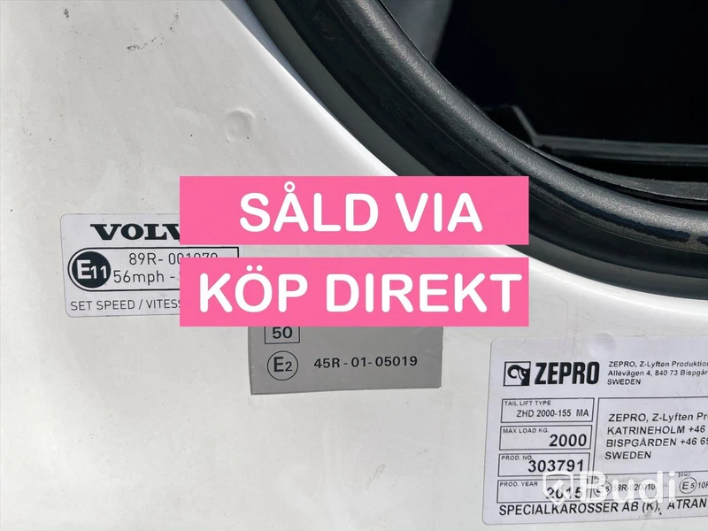 Kylbil Volvo FE 6x2 | SKAB | 2016- SÅLD