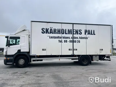 Lastbil Scania P270 4x2 -2009 | SKAB med öppningsbarsida | Nybesiktigad - EXPORT