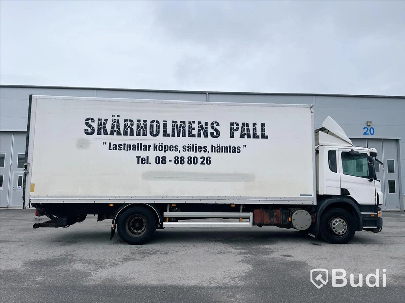 Lastbil Scania P270 4x2 -2009 | SKAB med öppningsbarsida | Nybesiktigad - EXPORT