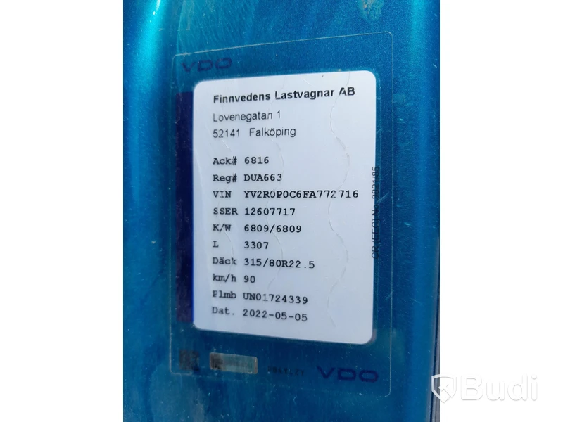 Lastväxlare Volvo 750 FH16-2015