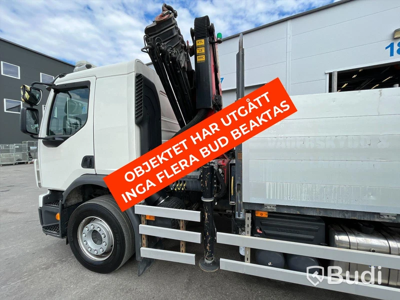 Kranbil Volvo FE 42 R - 2018 | Palfinger PK 18002 - Produkten har utgått inga flera bud beaktas.